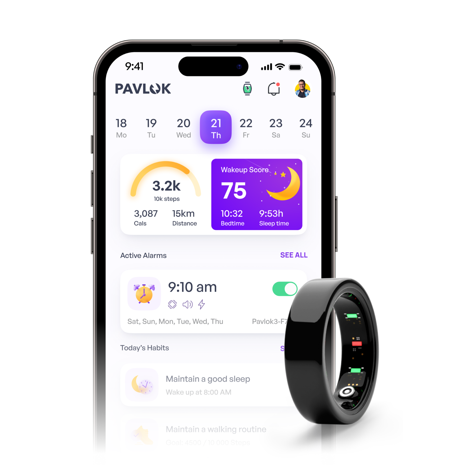 Pavlok Ring