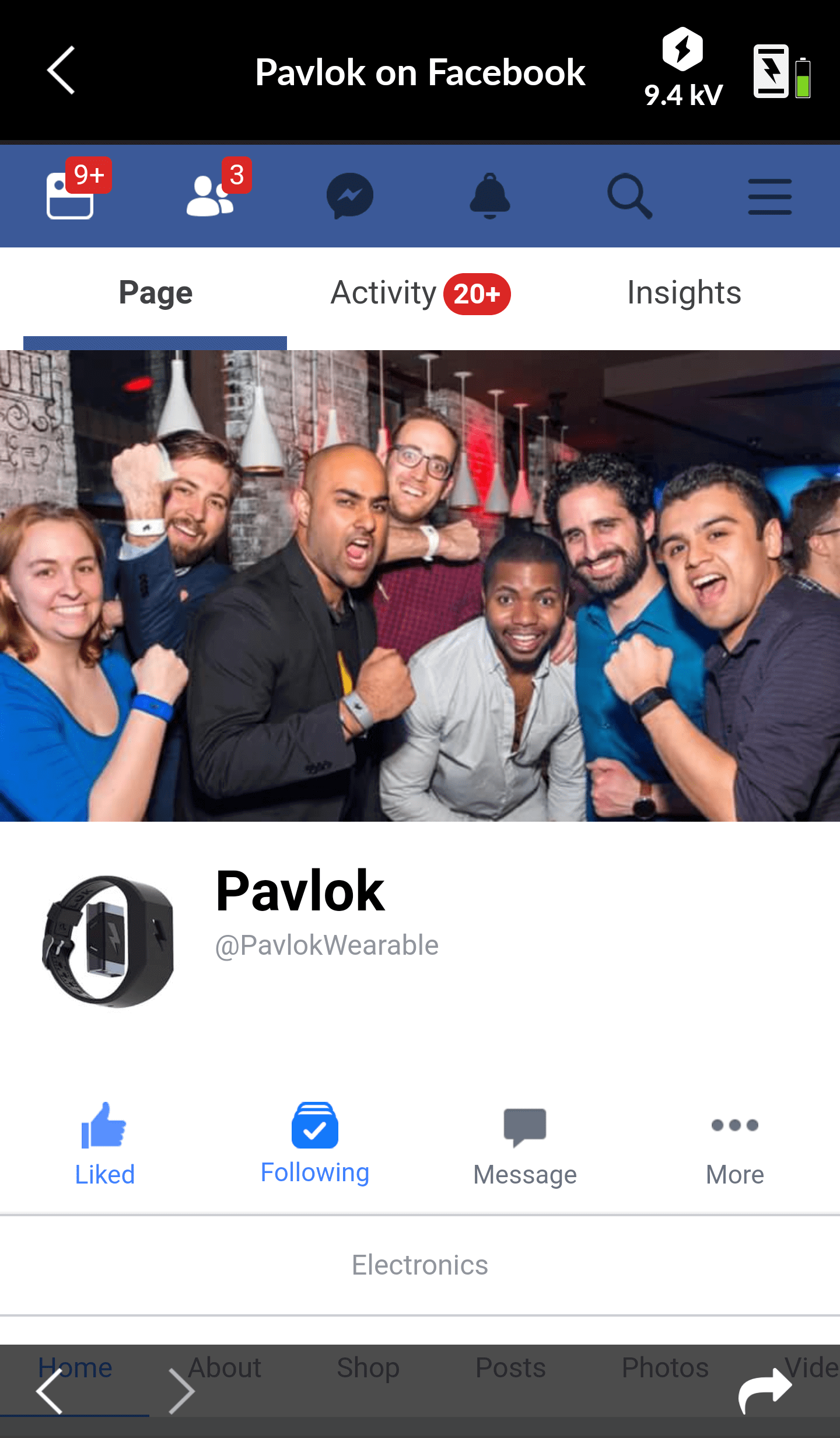 Pavlok Application:Pavlok Facebook