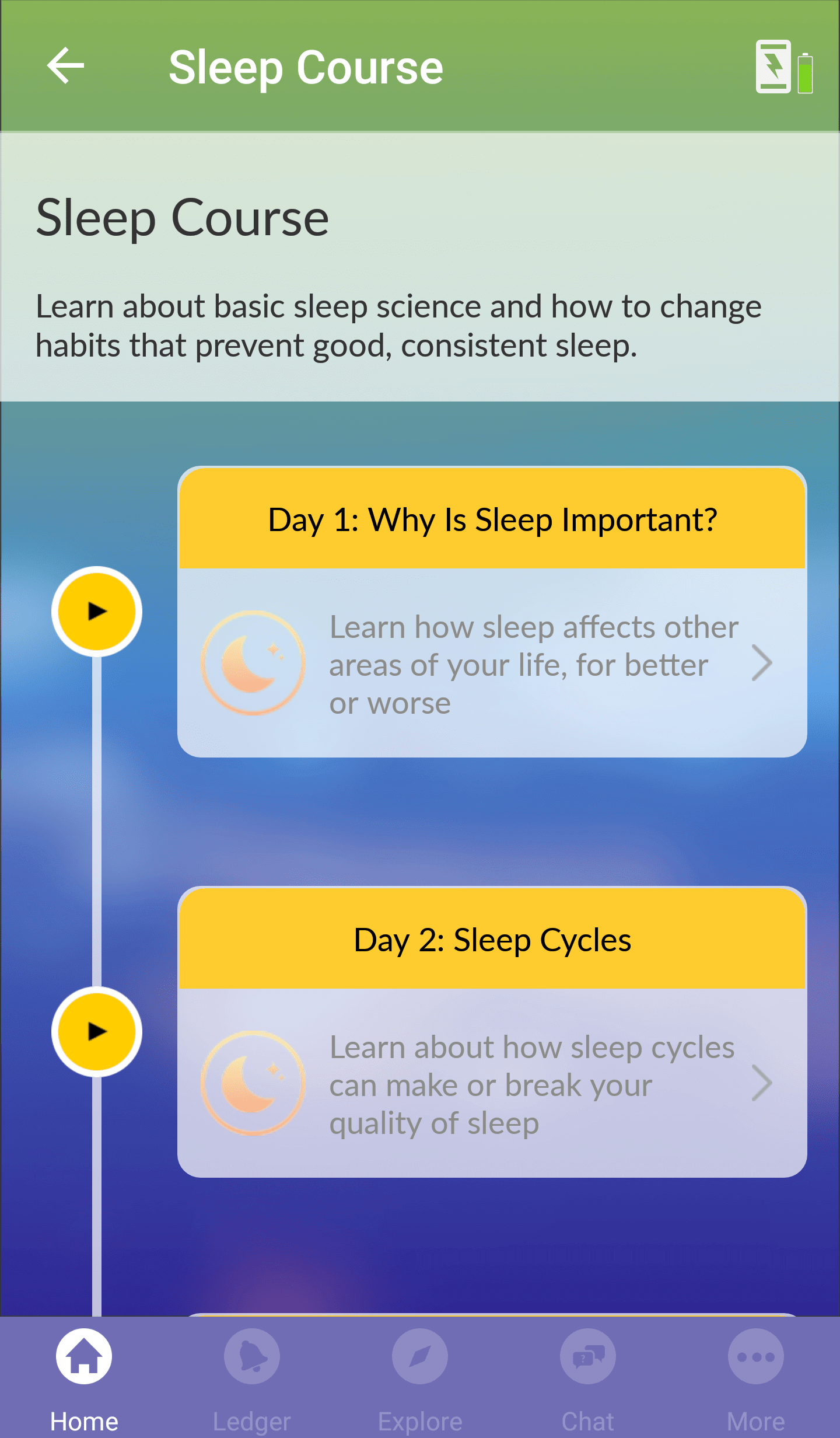 Pavlok Application:Sleep Course